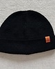 czapki i kapelusze męskie CZARNA DOKERKA - wełniana czapka, 100% merino wool 1