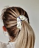 gumki do włosów Gumka jedwabna, scrunchie, frotka lawendowe pole MINI 2