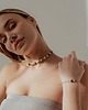 bransoletki z kamieni naturalnych Dwustronny Choker z Czaroitu i Masy Perłowej 4
