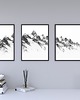 fotografia 3 PLAKATY góry galeria ścienna zdjęcia zimowe 4