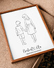 grafiki i ilustracje Plakat personalizowany Rodzeństwo - 001 3