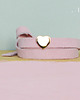 bransoletki skórzane pink love 1