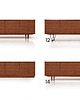 komody i szafki Komoda sideboard T-S08 4 pary drzwi 4