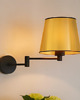 kinkiety Industrialny kinkiet ścienny z regulowanym ramieniem LUGO MIRROR 2