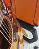 meble - inne Deluxe Black Amp Stand - Drewniany stojak na wzmacniacz gitarowy 8