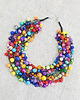 kolie 7063 kolorowy, tęczowy naszyjnik statement, kolia 3