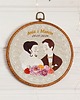 Ślub - inne Personalizowana pamiątka ślubna, haft w oprawie vintage 2