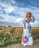 sukienki maxi damskie Sukienka w kwiaty 1