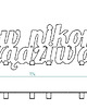 wieszaki Modny wieszak NIE MÓW NIKOMU 5
