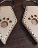 breloki Brelok skórzany handmade, zestaw 2 szt.Skóra licowa 3