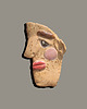 broszki Broszka ceramiczna Abstrakcyjna Twarz 1