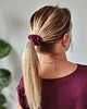 gumki do włosów Gumka jedwabna, scrunchie, gumka do włosów, gumka satynowa wrzosowy czar MINI 2
