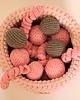 Zabawki dla zwierząt kosz na zabawki COTTON PLAYBOX różowy 1