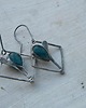 kolczyki wire wrapping Apatyt   -  kwiaty   -  kolczyki 2