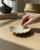 patery i talerze Ręcznie robiony ceramiczny talerz w kształcie muszli,t aca na biżuterię 9