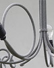 lampy wiszące Czarno - biały żyrandol do salonu 4