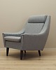 fotele Fotel szary, duński design, lata 70, produkcja: Dania 1