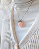 naszyjniki - inne Naszyjnik malinka, owocowy naszyjnik z koralików, naszyjnik handmade 7