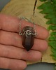 naszyjniki - inne Naszyjnik talizman duży surowy kwarc dymny wire wrapping 3
