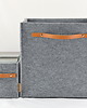 skrzynki, kufry i pudła Pudełko wysokie ze skórzana rączka - KALLAX 7
