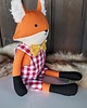 przytulanki dla niemowląt i dzieci Maskotka lis lisek 44cm z personalizacją na nóżce 2