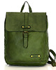 torby na ramię Miejski plecak damski skórzany handmade  - zielony 1