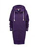 bluza z kapturem damska Bluza rozpinana Luzak Fioletowy 4