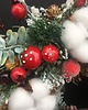 wianki bożonarodzeniowe Wianek bożonarodzeniowy bawełna 2