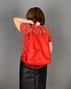 torby na ramię Skórzana torebka - worek czerwona 1