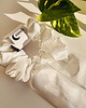 gumki do włosów Satynowa gumka do włosów scrunchie Biała RÓŻNE MODELE 4