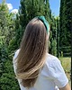 opaski do włosów Zielona supełkowa opaska do włosów Lucy 4