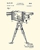 grafiki i ilustracje Rysunek patent  kamera projektor film vintage 2