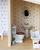 klocki i zabawki drewniane Domek drewn. dla lalek z ceramiczną łazienką 3
