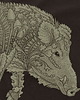 t-shirty męskie Koszulka męska DZIK brązowa 1