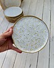 patery i talerze Talerz śniadaniowy w stokrotki 17cm 2