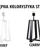 lampy stołowe Piękna lampa stołowa do salonu z designerskim kloszem THOR MARMUR 8