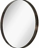 lustra stojące i wiszące Lustro okrągłe Ruota czarna metalowa rama 120 cm 2