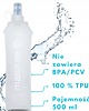 butelki wielorazowe Miękki bidon softflask 500 ml biały do biegania na wodę składany 3