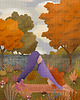 puzzle dla dzieci Muno Puzzle "Jesienna Joga" by Ludka Umiastowska 1000 el. w eco woreczku 1