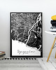 plakaty Plakat Szczecin mapa 2