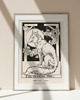 plakaty Plakat vintage szkic fox - LIS 1