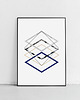 plakaty Marine 1 -  plakat geometryczny autorski 1