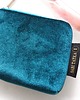 portfele damskie Portfel card holder z weluru Turkusowy 2