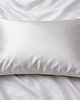 pościel Jedwabna poszewka na poduszkę biała satynowa 1