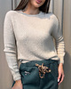 swetry damskie  Sweter alpaka Beige 4