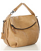 torby na ramię Luksusowa torebka do ręki skórzana damska premium MARCO MAZZINI beżowa 1