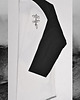 t-shirt damskie Biało Czarny Longsleeve 3/4 Buttercutter 8