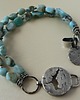 bransoletki wire wrapping -larimar- 2