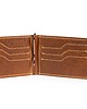 portfele męskie Męski brązowy portfel slimwallet ORLOVSKY W04 z klipsem na banknoty 1