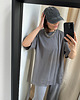 t-shirt damskie T-shirt Cheer oversize french grey 1